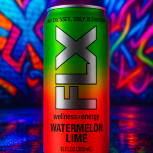 FLX Watermelon Lime wellness energy drink
